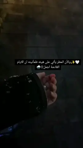 🤍وكأن المطر يأتي على هيئه طمأنينه ان الايام القادمة اجمل♡🌧#اجواء_شتوية #اجواء_الشتاء_والمطر🌧 #تصميم_فيديوهات🎶🎤🎬 #اجوء_خيال #عباراتكم_الفخمه🦋🖤🖇 #عبارات_عن_المطر #عبارات_عن_الشتاء_والغيوم_والمطر #fypシ゚viral 