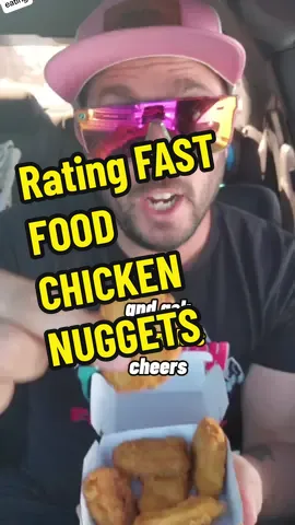 RATING FAST FOOD CHICKEN NUGGETS!!! DID I GET IT RIGHT? WHAT'S YOUR FAVORITE NUGGIE? COMMENT BELOW! Share this video with your friends so they can vote! 🐔  @Chick-fil-A @McDonald’s @Popeyes @Burger King @Carl’s Jr. #fyp #viral #eating #food #Foodie #foodreview #foodcritic #fastfood #chicken #nuggets 