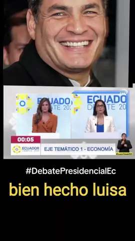 la candidata luisa GONZALES respondió correcta mente todas las inquietudes de daniel noboa y se quedó como condorito#tiktok #ecuadorsinmiedo #correa #jantopic #ecuador2023🇪🇨 