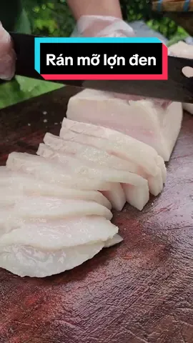 RÁN MỠ LỢN ĐEN BẢN ĐỊA, Hôm nay lại có mỡ ngon rồi cô bác ơi #maitaybac #molonden #molondenmaitaybac #hot #xuhuong #ancungtiktok #Master2023byTikTok #thucphamsach #trending #foryou #foryoupage #dacsantaybac #amthuc #amthucvungcao #docla #dacsan #healthyfood #homecooking #handwork #naunuong #anuong #nongsansach 