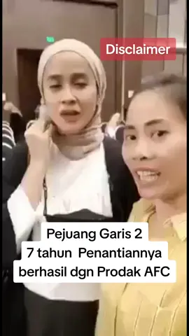 Pejuang Garis 2 penantiannya selama 7 tahun dgn segala usaha sdh dilakukan  akhirnya berhasil dgn teraphi prodak Afc #garis #garisdua #hamil #sehatalami #afclifescience 