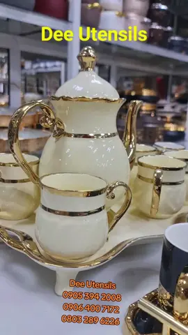 Classic, Stylish, Unique, and Beautiful Tea Set. Taking tea and coffee with Swag and Class.  👇👇👇👇👇👇 ----------‐---------------------- To order DM OR Call/WhatsApp  09053942008 09064007172  09166351638  09126012120  08032896226 --------------‐----------------------------------- Online Stores........... Instagram: Deeutensils  Facebook: DEE Utensils  Goggle: Dee Utensils  Tiktok: Luwisaandy  Threads Deeutensils  Website: www.deeutensils.ng  We deliver Nationwide  Delivery within Nigeria 🇳🇬in 24 hours  -------------‐----------------------------------- ADDRESS::::walk in Stores  Kokkies Mall, Ground floor Ademola Adetokumbo Crescent, Wuse 2,  Nitel  Junction Abuja Nigeria 🇳🇬  ---------------------------------------------------- OR  Block C8 shop 29 wada nas street Garki old market Abuja  ------------------------------------------------------- And  Block E12 Shop 9 and 10 Anambra Street Garki old Market Abuja --------------------------------------------------------- Think Kitchen, think Dee utensils  Dee Utensils..... for Your Luxury and Qualitative Kitchen Utensils ✨️  #deeutensils_backup_page #abujakitchen #reels #abuja