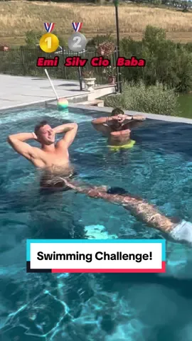 The Last Person…😳👏 #challenge #swimmingchallenge #games 