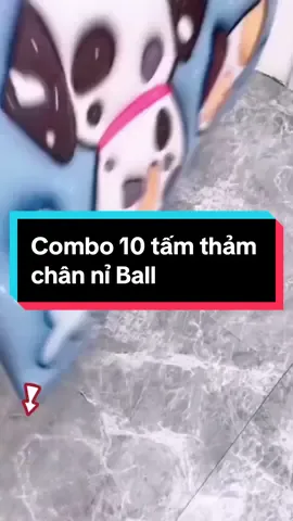 Combo 10 tấm thảm chân nỉ Ball #Master2023byTikTok #fly #reviewđồgiadụng #giadụngtiệních #xuhuong #giadungthongminh #giadungtienich 