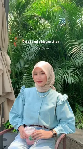 Cuttingannya, warnanya, detailsnya, semua sempurnaaa🤩 #blouse #outfit 