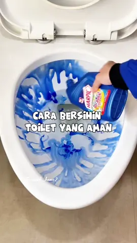 CARA BERSIHIN TOILET YANG AMAN ✅  #ingattoiletingatharpic #promo 