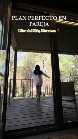 Cabañas de Oller del Mas, en Manresa 🌲🪵⛰️ El plan perfecto para hacer en pareja (o sólo 🫶🏼) y conectar con la naturaleza. @ollerdelmas @catalunyaexperience #catalunyaexperience 