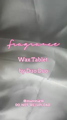 Fragrance Wax Tablet by Duo Duo Can be used  ✨In the car ✨Indoor ✨Clothing Cabinet ✨Other Scenarios #duoduo #duoduophilippines #waxtablet #fyp #fypシ #fypシ゚viral #ibalikmokosafyptiktok #mumhie14 