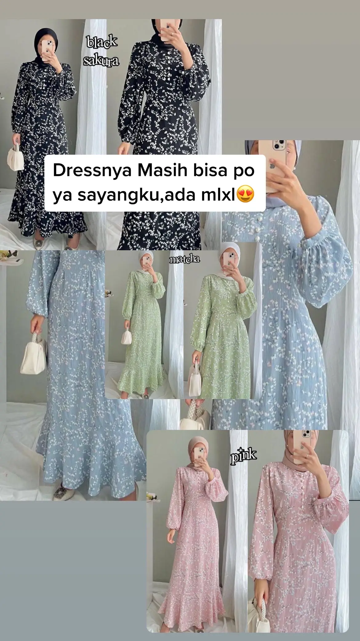 Dress nya msih bisa po ya sayangku🥰🥰 #dress #dresh #drees #OOTD #gamis #abaya #baju 