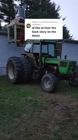 Replying to @dustinfarmerguy Just finished re shingleing hence the pallets to the roof.  #deutz #Wisconsin #CheckersGarage 