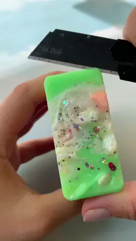 Soft soap slice 🧼 #sosatisfying 