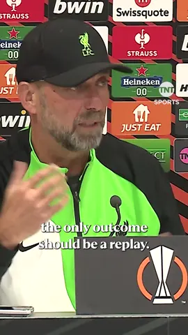 “The only outcome should be a replay.” Jurgen Klopp on the VAR mistake that disallowed Luis Diaz’s goal vs Tottenham 🗣️ #pl #PremierLeague #liverpool #tottenham #var #klopp #tntsports 