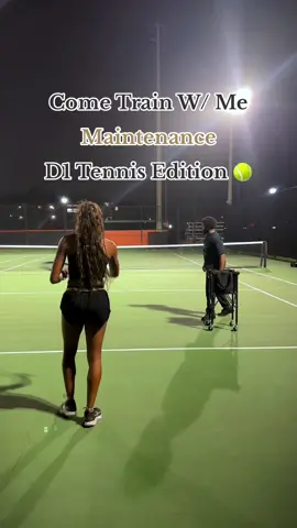 My coach from back home taught me that doing maintenance on your shots is important. Especially since I’m an all court player, there are a lot of skills I have to keep sharp. I’ve definitely learned my lesson that it is important, so I’m back on it. Like for part 2 to see the second part of my maintenance. #CapCut #tennis #d1 #fyp #tennisplayer 