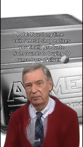 it seems like after that the coin holders and silver storage containers become free too 🤔 😂   #Meme #silver #silverstacking #oakcityceo #mrrogers #preciousmetals #silverandgold #coinshop 