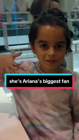 She’s Ariana Grande’s biggest fan😳✨❤️ #arianagrande #fyp #foryou #publicinterview #challenge  