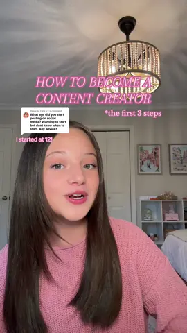 Replying to @Cate 🫶🏻 #howtobecomeacontentcreator #howtobeaninfluencer #becomingatiktoker #teencontentcreator 