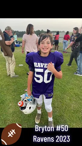 Bryton #50 10u Football 2023 - Ravens @kpjones1317 @user3153238705311 #football #recreationfootball #beast #nephew 