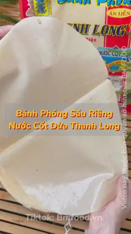 Bánh Phồng đặc sản Bến Tre mọi người đã từng ăn qua chưa nè? Vị thơm béo nước cốt dừa và sầu riêng ăn hoài không ngấy luôn nha #bmfood #banhphong #AnCungTikTok #bmgr #muataitiktok 