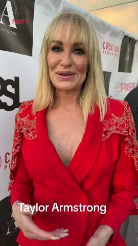 Taylor Armstrong @Real housewives tiktok #rohc ##fabtv #talent #redcarpet #interview #taylorarmstrong 