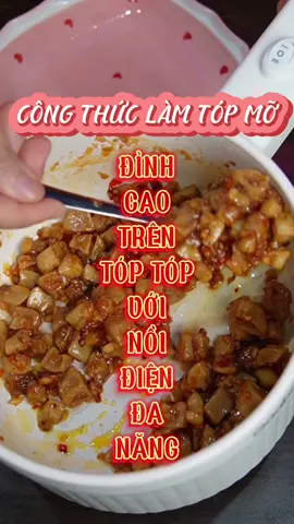 Làm tóp mỡ với nồi điện đa năng #phuongoanhdaily #LearnOnTikTok #ancungtiktok 