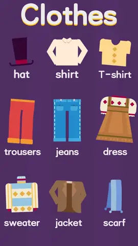 clothes name? did you know? watch this video✨ #palfish #englishlearning #clothesname #englishforkids #vocabulary