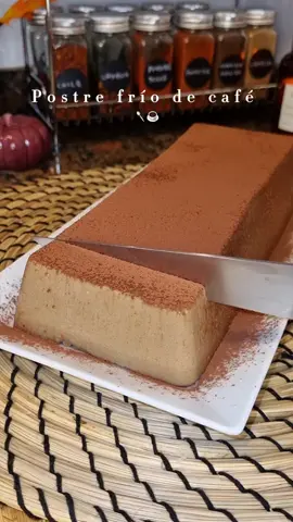 Postre de café  SIN HORNO 🤤🥄☕️  Ingredientes: - 1L de leche  - 2 cdas café soluble  - 1 cda azúcar  - 140 gr. harina fina de maiz (maizena)  #FoodTok #Receta #cocina #viral #parati #fypシ #postredecafe #cafe #postresinhorno 