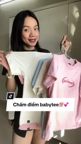 Chấm điểm các em áo babytee mình đã mua 👏💯 #review #goclamdep #LearnOnTikTok #trending #xuhuong #boxstudio 