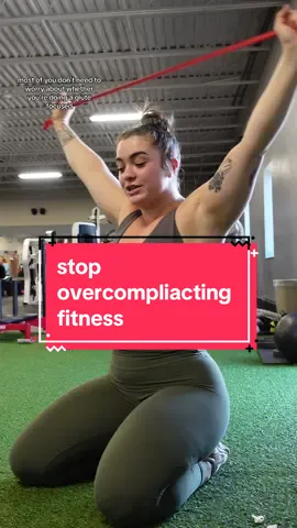 im sorry fitness has become over-complicated. Im here to help un-complicate it 🫶🏼 #fit #FitTok #gym #GymTok #personaltrainer #onlinepersonaltrainer 