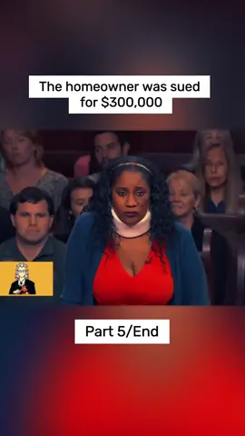 The homeowner was sued for $300,000 Part 5 #court #law #injury #viral #foryou