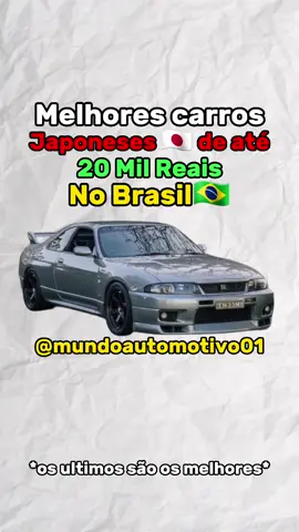 Melhores carros japoneses de até 20 mil reais . . . #carros #japan #jdm #brasil #mitsubishi #honda #toyota #fyp #viral 