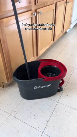 Tips and tricks for using your spin mop #cleaningtiktok #cleaningvideos #CleanTok #cleaningmotivation #satisfying #instaclean #ocedar #spinmop #moptok #mopping #cleaningtips 