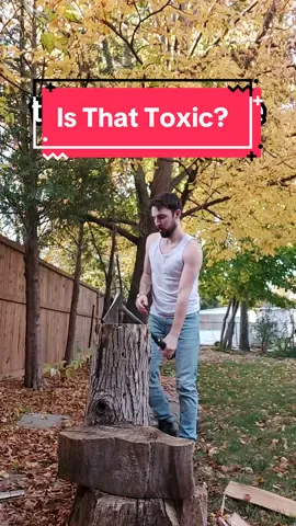 finessy throwback thursday post #wood #woodchopping #choppingwood #lumberjack #sus #toxic #toxicmasculinity 