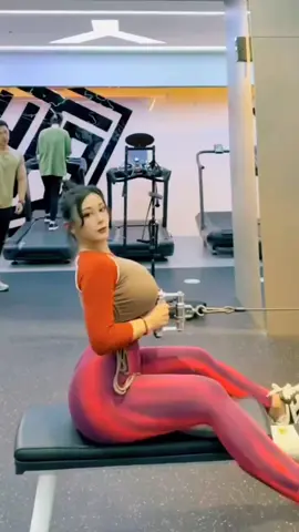 beautiful asian woman doing exercises in the gym #koreangirl #japanesegirl #bikini #Fitness #FitTok #girl #model #fit #fitgirl 