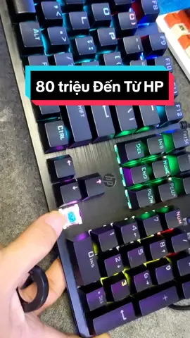 80 Triệu lượt bấm Bàn phím cơ k10 Đến từ nhà HP chính hãng #80trieu#banphimcok10#Ban Phim Co Hp#ledrainbow#blueswitch#tamlangreview#banphimcogiare 