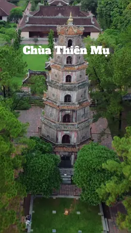 Vẻ đẹp của Chùa Thiên Mụ - Huế nhìn từ trên cao. #TikTokFashion #LearnOnTikTok #tiktoktravel #huế #huế75 #dicunghieu #chuathienmu 