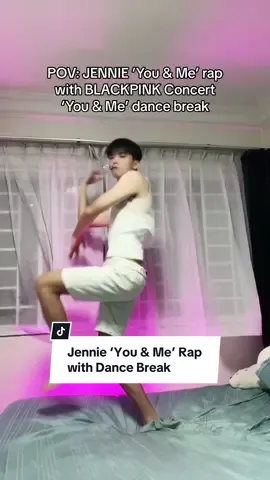 JENNIE ‘You and Me’ rap with dance break slayed 🌙 #youandme #jennieyouandme #youandmejennie #jennie #blackpink 