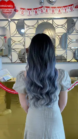 😍😍#hairstyle #ombre #haircut #coloring #ashblue 