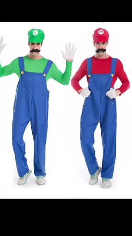 Super Mario Luigi Costumes for Adult and Kids ✨ #supermariocostume #luigicostume #costume #costumes #fyp 