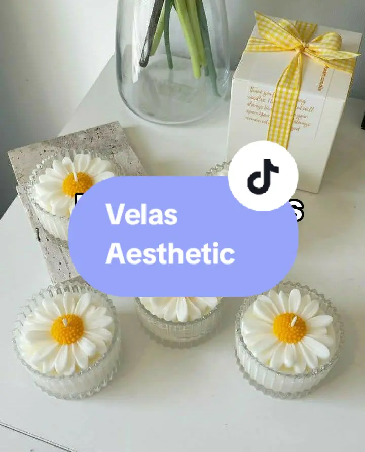 Ideas de Velas Aesthetic 🕯️💛 #velas #velasartesanales #velasaesthetic #ideascreativas #manualidades 