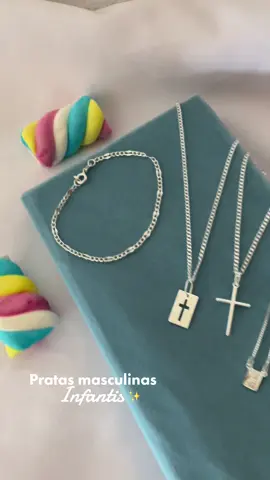 Dia das crianças chegando.. e olha que opção perfeita de presente para os rapazinhos 🍭✨ #prata925 #diadascrianças #pratamasculinainfantil 