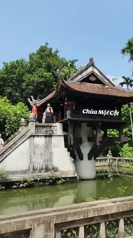 Chùa Một Cột 🇻🇳 #vietnam #hanoi #lichsuvietnam #ditichlichsu #LearnOnTikTok #hanoi #mienbac #pagoda 
