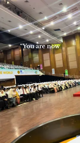 “You are now officially the students of International Islamic University Malaysia” . Alhamdulillah the IIUM Ta’aruf Week has ended. Welcome to all new students to the Garden of Knowledge and Virtue !! #IIUM #taarufweek #KaifaTaWeKum #TaWe