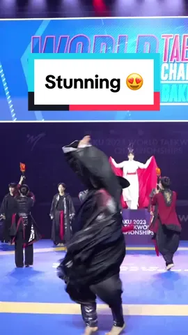 Stunning 😍 #Baku2023WTC #WorldTaekwondo50 #WorldTaekwondo #Taekwondo #WTCBAKU 