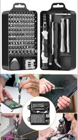 115 In1 Precision Screwdriver Set Small Screwdriver Bit Set For DIY Electronic Repairs-Computer Repair Tool Kit , IPhone, Repairing Tools With Case#pocketscrewdriver #precisionscrewdriver#protabletoolset