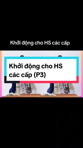 1 bài khởi động phù hợp cho HS tất cả các cấp#côtrò #nhay #năng_lượng_tích_cực #khởiđộng #tuhocnhay #lớphọcvuinhộn 