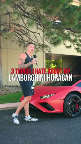 I HATE these 3 things about my lamborghini 