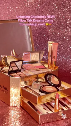 Charlotte's MAGICAL #PillowTalk makeup vault is BACK and better than ever! 🤩💗 #CharlotteTilbury