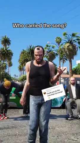 Gta V Characters are singing dona cat song #gtav 