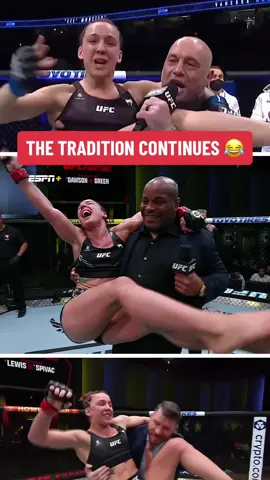 Vanessa Demopoulos got quife the tradition 😂 #UFC #UFCVegas80 #memes #MMA #combatsports 