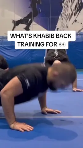 What's Khabib Nurmagomedov back training for? 👀 UFC RETURN #UFC #mma #shorts 